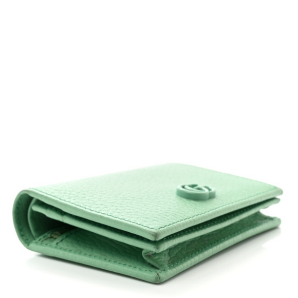 AUTHENTIC GUCCI CC TEAL SUMMER WALLET - Picture 5 of 10